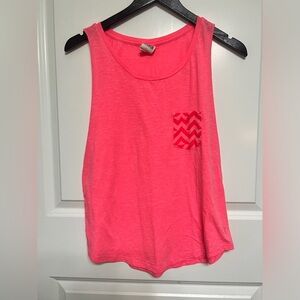 VS PINK loose fit muscle tank with pocket size Small